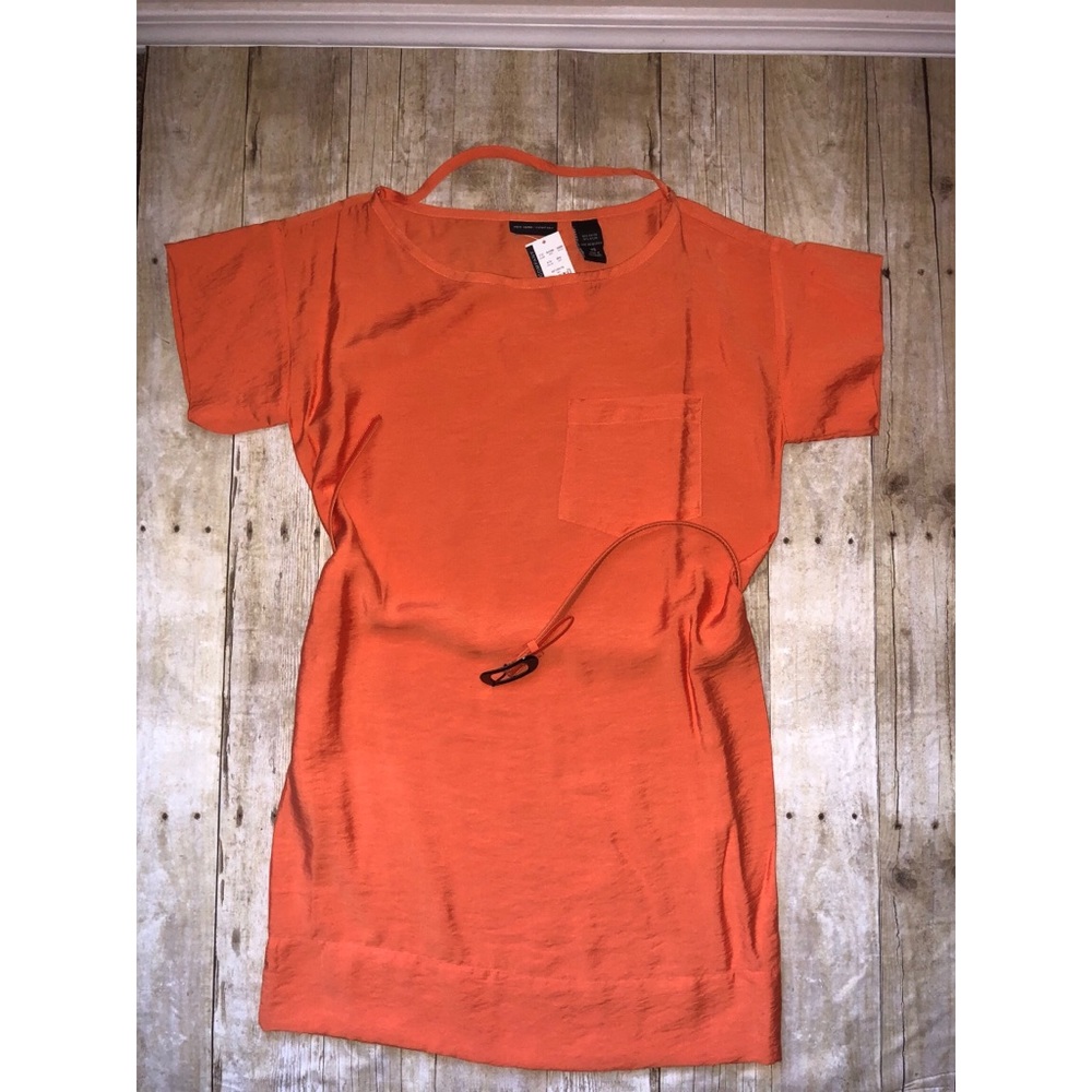 New York & Company Orange Dress